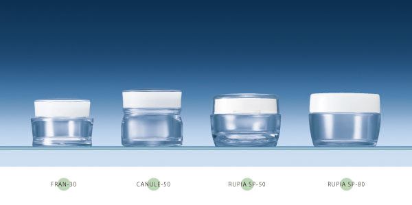 Glasel’s Luxurious Thick-Walled PET Cream Jar